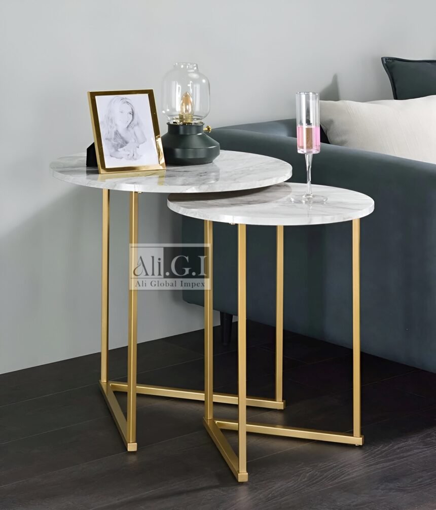 Ali.G.I – Triangular Side Table Set of 2 (AGI-323)