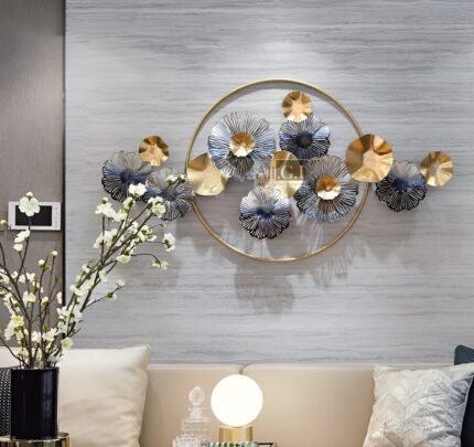 Ali.G.I-Floral Metal Accent Wall Art (AGI-283)